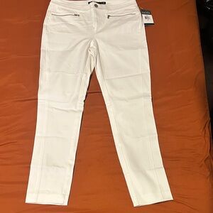 Ralph Lauren Women's Cream Skinny Jeans